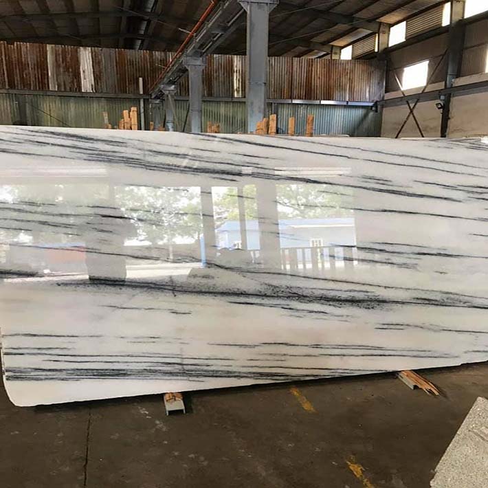 đá hoa cương marble đen vân trắng ý